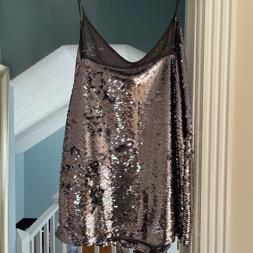Sequin tank top